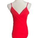 NWT Womens Xiazuo Red Strapless Faux Wrap Adjustable Strap Dress Photo 1