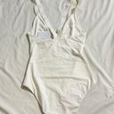 La Perla NWT  white v-neck bath-suit/swim suit one piece/full coverage Photo 3