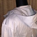 a.n.a . Size M Shiny Khaki Hooded Jacket Photo 11