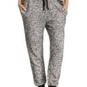 Elizabeth and James  Jasper Pant Jogger Hi Waist Marled Black White Size small Photo 0