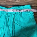 J.Crew  Boardwalk Pull On Teal Shorts Size 0 Blue Green Photo 6