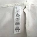 Alo Yoga Alo Airbrush High-Waist Flutter Legging in Ivory Flared Athletic Pants Size L Photo 8