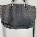 Coach  F36625 Black Canvas Leather Kelsey Handbag Purse Satchel Crossbody classic Photo 3