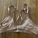 Aerie Velvet Animal Lace Triangle Bralette Photo 2