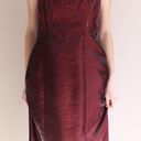 Alex Evenings Vintage 90s Red Beaded Prom Dress   Photo 0