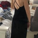 Onyx Black 90s Vintage Prom/ Formal Dress Photo 2