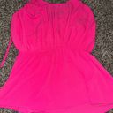 L LOVE  Medium Hot Pink Flowing Babydoll Shirt Photo 4