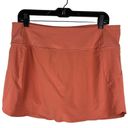 Athleta  Run With It 14 Inch Skort with Jupe Short in Coral Size Large Photo 3