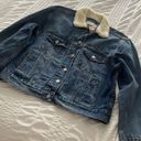 Victoria's Secret Womens 🆕 VICTORIA’S SECRET Unveil denim jacket w/ Sherpa collar Photo 2