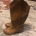 Arturo Chiang  Tall Brown Leather riding boots Women's Size 6 med Photo 3