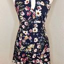 Parker Cosmic Daisy Floral Mini Dress Key Hole Cut Out Size XS NWT Photo 0