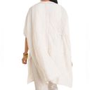 Chico's Chico’s Floral Embroidered Neutral Kaftan Ruana Wrap Photo 8