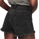 Abercrombie & Fitch  mom Jean shorts black Sz 26 high rise Photo 1