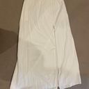 NA-KD White Linen Maxi Skirt Photo 0