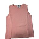 Carlisle  Sweater Pink Women’s Top Size Medium Sleeveless‎ 85% Silk Vest Photo 1