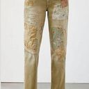 Anthropologie  Pilcro The Wanderer Barrel Patchwork Women's Pants Green 25 Photo 0