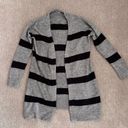 Sophie Rue Navy and gray stripped cardigan Photo 1