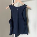 Sweaty Betty  Navy Blue All Day Racerback Crop Tank Photo 2