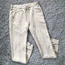 Mate the Label Fleece Front Seam Jogger in Bone S Photo 0