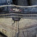 Silver Jeans Silver Blue Jeans Suki Capri W27 x L 22 1/2  22.5 Stretch Embroidered Photo 3