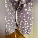 Sanctuary Purple White Yellow Wrap Tie On Side. Dress Short Flutter Sleeves Sz S Photo 9