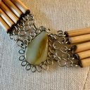 Vintage Bamboo Choker with Agate Stone Photo 6