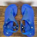 Calvin Klein  Womens Sandal Size 6 Blue Neoprene Back Flip Flop Flat Heel Thong Photo 1