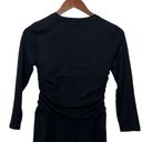 ATM Anthony Thomas Melillo Ruched Pima Cotton Jersey Mini Dress Black Womens S Photo 5