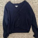 American Eagle Outfitters Blue Cardigan Photo 0