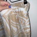 Juicy Couture White Tan Swirl Sweatpants Size large Micro Sherpa Lined Warm Photo 4