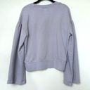 Madewell  X Karen Walker Lilac Oversized Sweater Puffy Sleeve- Size Large Photo 3