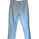 American Eagle NWOT AE Stretch Vegan Leather Super High-Waisted Straight Pant Light Blue Photo 9