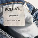 Rolla's Rolla’s Dusters High Rise Slim Distressed Denim Blue Jeans Size 28 Photo 9