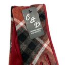 Women’s C&D Red & Black Plaid Driving Gloves Photo 3