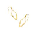 Kendra Scott New!  Elongated Abbie Open Frame Earrings in Gold Photo 1