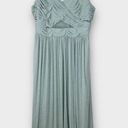 Birdy Grey Elyse Bridesmaid Dress Sage Green Mesh Size 1X Photo 5