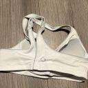 Moving Comfort  Padded Sports Bra Strappy Back White Size Small 32AB-34A Photo 2