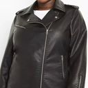 Lane Bryant  Thin Moto Leather Jacket worn 1X Great condition, for 40-65 degrees Photo 2