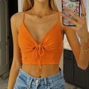 Urban Outfitters  Orange Terry Cloth Tank Top Photo 0