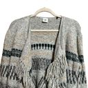 CAbi  Cardigan Womens Style 3701 Small Shetland Fringe Waterfall Tunic Sweater Photo 1