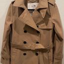 Coach Short Trench Tan Coat Photo 0