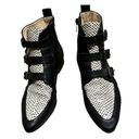 Jimmy Choo  Black and Snake Embossed Leather Marlin Boots Photo 3