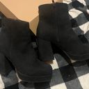 Black Healed Boots Size 7 Photo 1