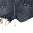 J Brand  Blue Fringe Trim Cut Off Cotton Blend Denim Jean Shorts Women Sz 27 Photo 6