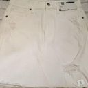 Krass&co Nwt Arizona Jean  Jrs Size 5 White Denim Jean Skirt Photo 0