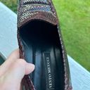 Sesto Meucci Vintage  Maroon snakeskin Heeled loafers Photo 2