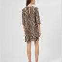 Equipment Femme Aubrey Silk Cheetah Print Shift Dress S Photo 2