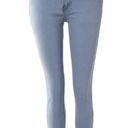 Soana Boutique Zipper Fly High Elastic Skinny Jeans Blue Size 10 Photo 2