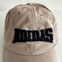 Adidas  Vintage Y2K 2000s Embroidered Logo Black Tan Adjustable Baseball Hat Cap Photo 7