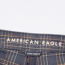 American Eagle  Super Stretch Hi-Rise Skort Wrap Front Mini Skirt Plaid Size 2 Photo 5